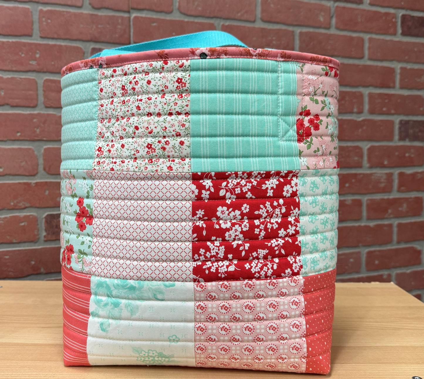 Hand made quilted tote bag